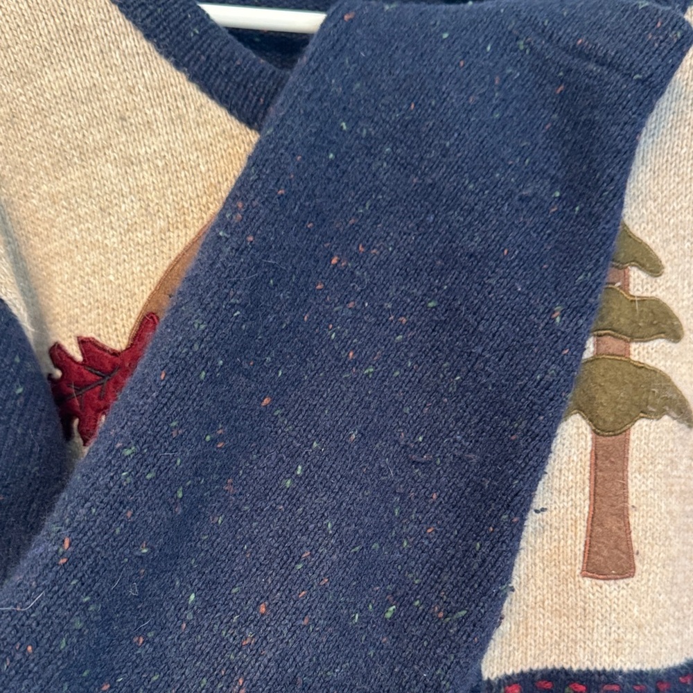 Croft & Barrow Multicolor Patchwork Sweater - image 4